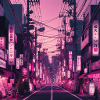 Straße in Tokyo