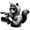 Unicorn Cat Cameraman