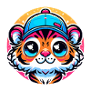 Little Tiger Head with Cap
