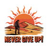 NIEVER GIVE UP