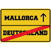 Mallorca town sign