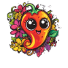 Cheerful Cartoon Chili
