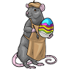 Ratte Ostern Malen