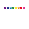 LGBT Rainbow LGBTQ Hearts