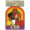 Hamburg celebrates love CSD men