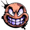 Grim Face with Teeth