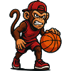 Monkey Comic Basketball