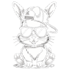 Bunny with sunglasses