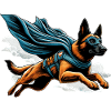 Super Dog Belgian Shepherd Cape Gift