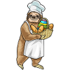 Faultier Ostern Backen