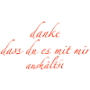 danke