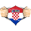 Drapeau de la Croatie utilisé