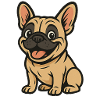 Bouledogue français joyeux