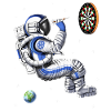 Astronaut Darts Player