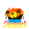 Hello Summer Sunset Design