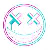Retro Neon Smile