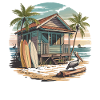 Palm Trees, Waves & Freedom - Surf House on the Beach