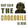 Crocodile in Action – Keep Calm