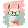 Llama Alpaca Beauty Selfcare Mask