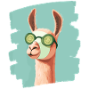 Llama Alpaca Beauty Selfcare Mask