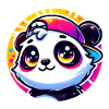 Kawaii Panda with Cap