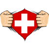 Switzerland Flag Design