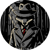 Fuchs Detektiv im Noir-Look