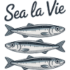 Liebe Sardinen Fisch Meer