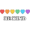 Be You Rainbow Hearts