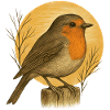 Robins - Garden Birds