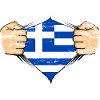 Greece flag design used