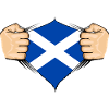 Scotland Flag Design