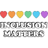 Inclusion Matters Rainbow Hearts