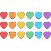 Rainbow Hearts LGBT Pride