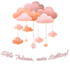Herz-Wolken-Babydesign