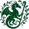 Druid Dragon (dark green)