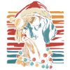 Weimaraner Christmas with sunglasses