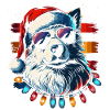 Samoyed Christmas Sunglasses