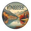 Koenigssee retro bergsee
