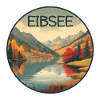 Eibsee retro bergsee