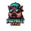 Piggybelly Style Pig Illustration