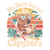 Funny Capybara Shirt Desing