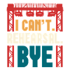 "I Can't. Rehearsal. Bye." Design