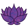 Lotus Flower Purple Blue