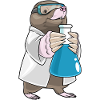 Mole Scientist Test Tube