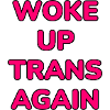 Woke up trans again