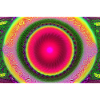 Hypnotic Neon Mandala