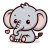 Little Elephant – Cute & Playful