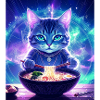 Cat ,Japan ,Kawaii,anime,ramen,night