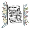 Bücher und Blumen